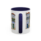 Porto Illustrated Travel Mug | City Souvenir Accent Coffee Mug | 11oz 15oz Ceramic Cup