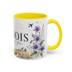 Illinois State Map Mug | Botanical Travel Sketch, Moving Away Gift (11oz 15oz)