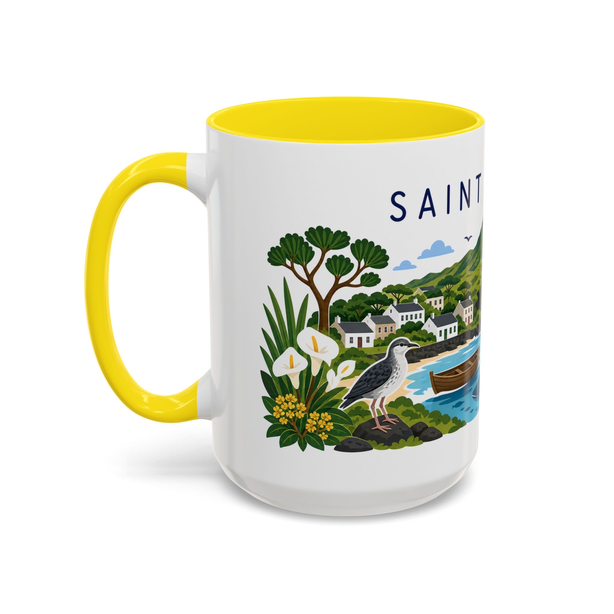 Saint Helena Coffee Mug | Travel Souvenir Accent Mug | Country Gift Ceramic Cup 11oz 15oz