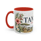 Tanzania Home Country Mug | Moving Away Gift | Long Distance Friendship | 11 oz 15 oz Accent Mug