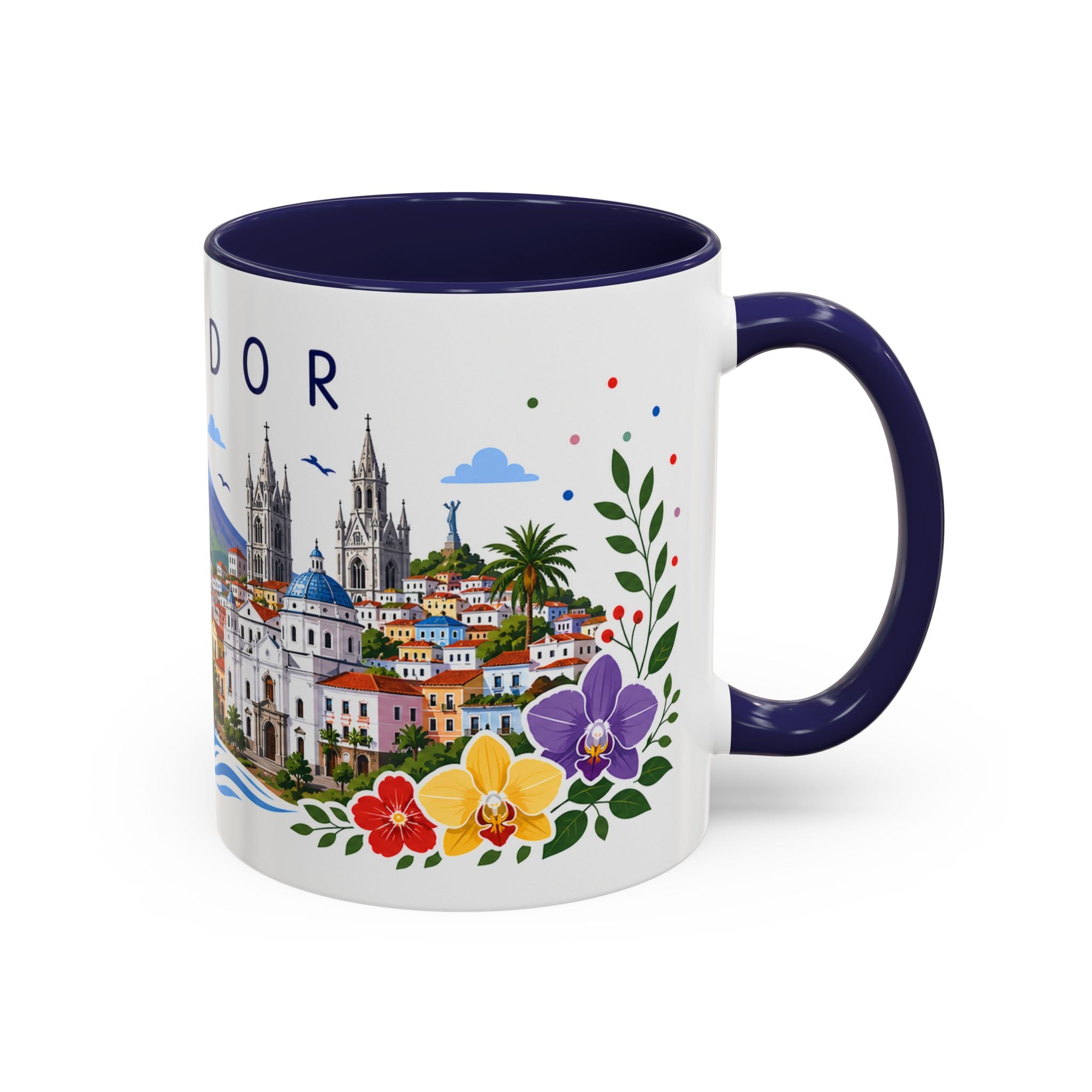 Ecuador Coffee Mug | Travel Souvenir Accent Mug | Place Gift Ceramic Cup 11oz 15oz