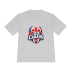 Go Canada Soccer T Shirt, Moisture Wicking Fan Tee