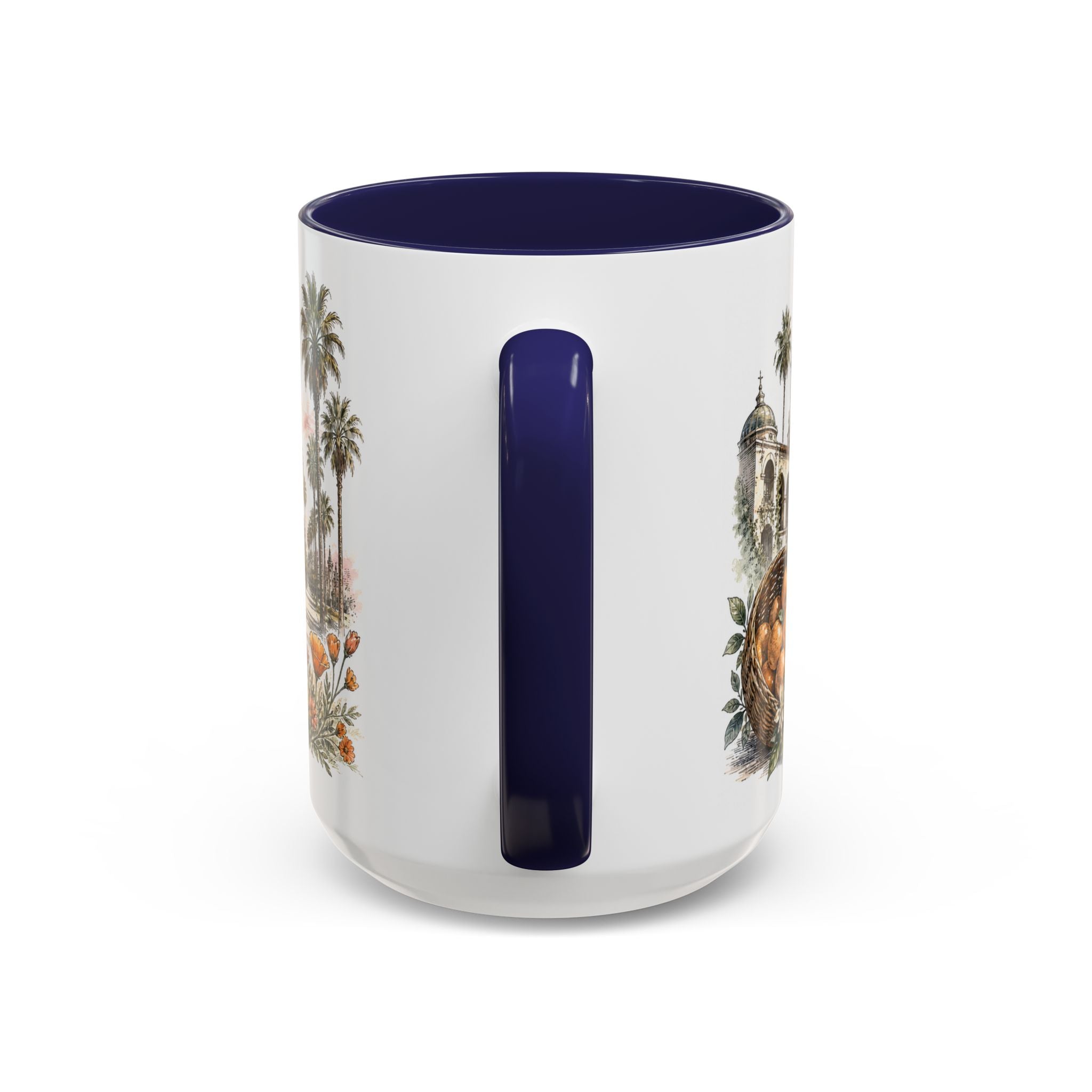 Riverside Coffee Mug | United States Travel Souvenir | Vintage Illustrated City Gift | 11 oz 15 oz Accent Mug