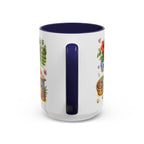 Ubud Illustrated Travel Mug | City Souvenir Accent Coffee Mug | 11oz 15oz Ceramic Cup