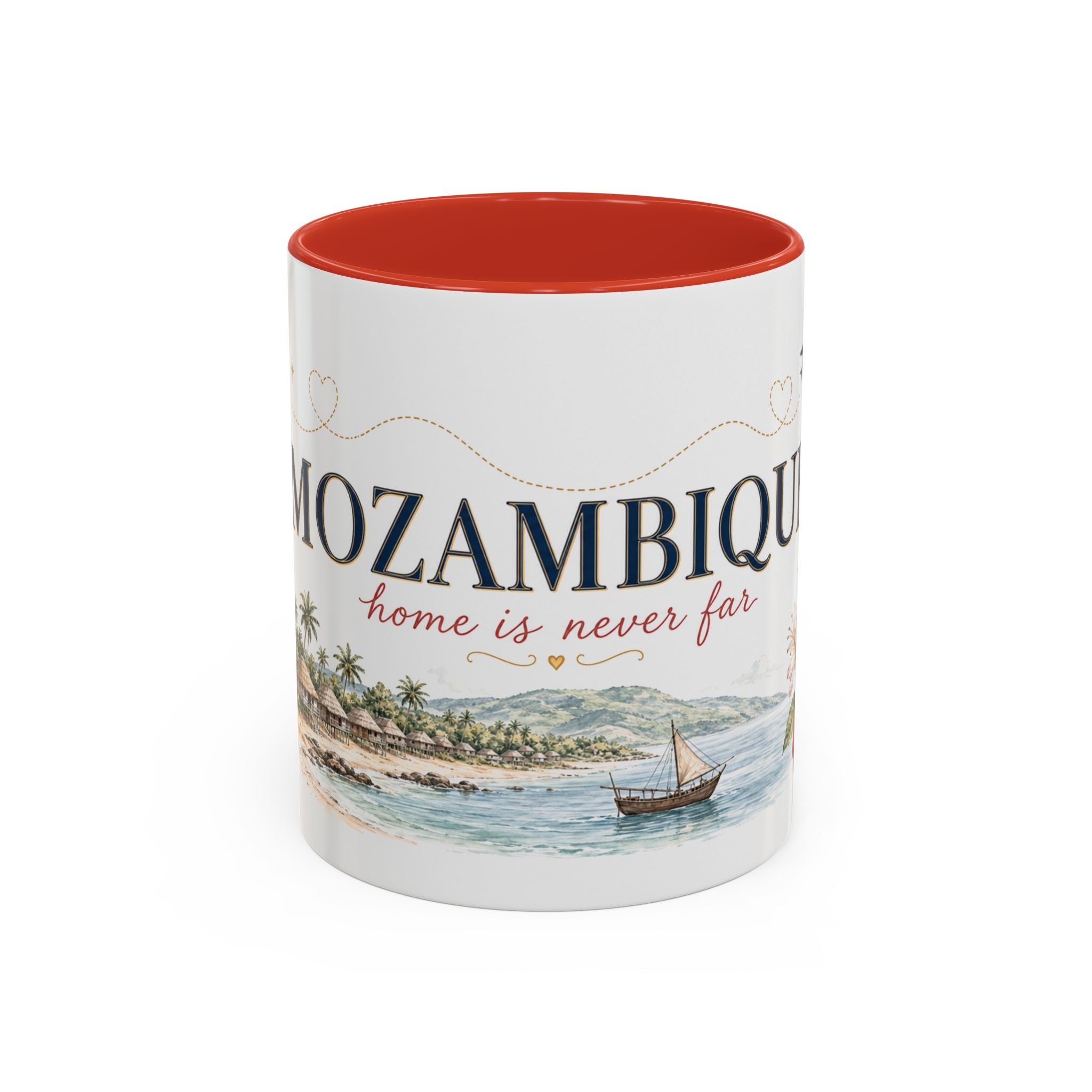 Mozambique Home Country Mug | Moving Away Gift | Long Distance Friendship | 11 oz 15 oz Accent Mug