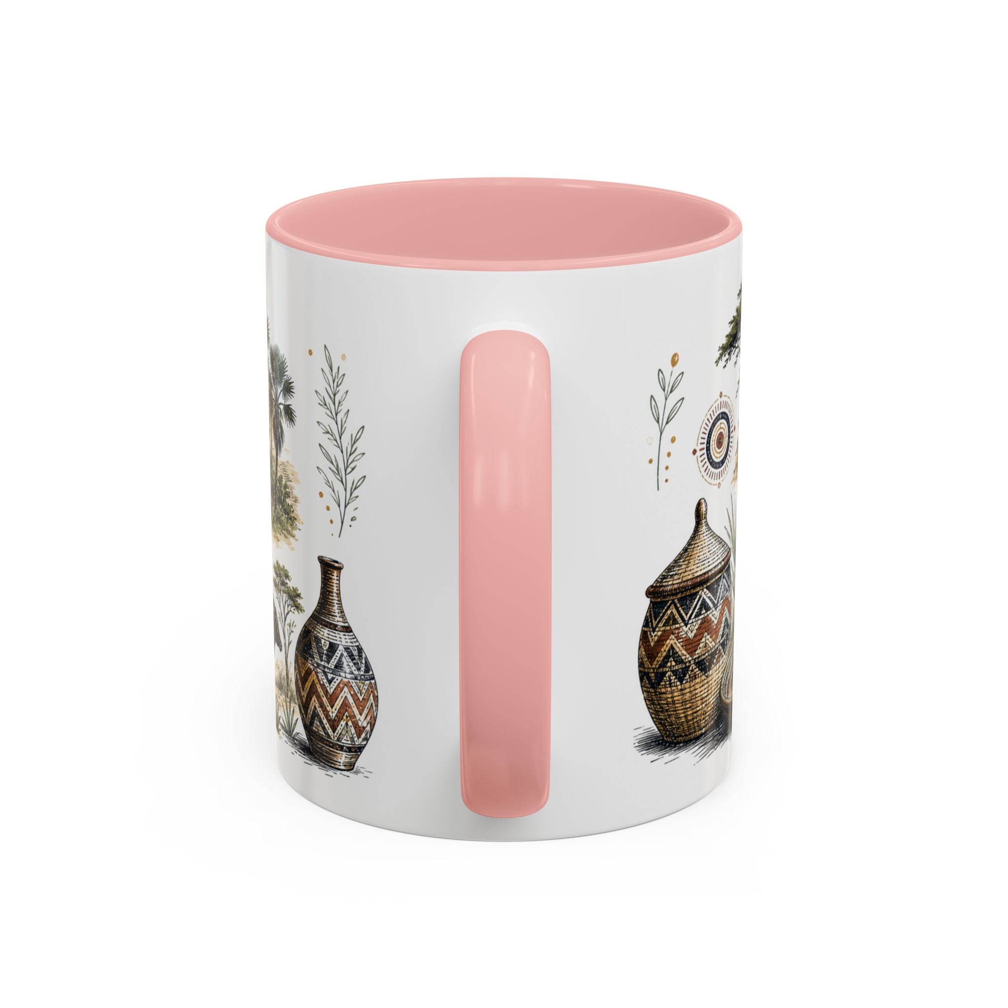 Omo Valley Mug, Ethiopia Travel Souvenir, Bucket List Gift, Accent Ceramic Coffee Mug 11oz 15oz