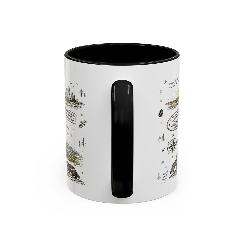 Kobuk Valley National Park Coffee Mug | Alaska Arctic Sand Dunes Gift | Accent Color Ceramic 11oz 15oz