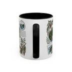 Queen Charlotte Sound Coffee Mug | Travel Destination Souvenir Gift | Accent Color Ceramic 11oz 15oz