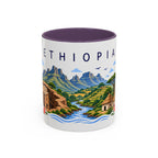 Ethiopia Coffee Mug | Travel Souvenir Accent Mug | Place Gift Ceramic Cup 11oz 15oz