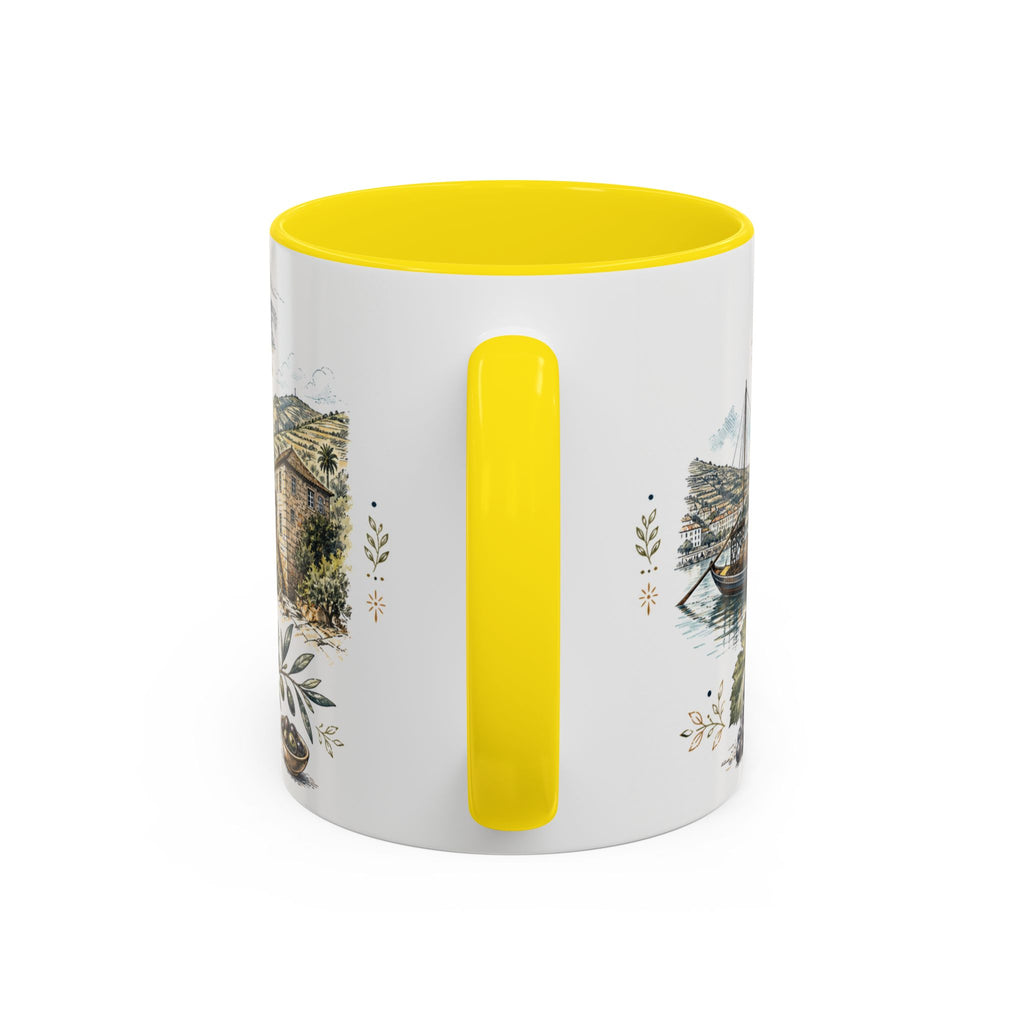Douro Valley Mug, Portugal Travel Souvenir, Bucket List Gift, Accent Ceramic Coffee Mug 11oz 15oz