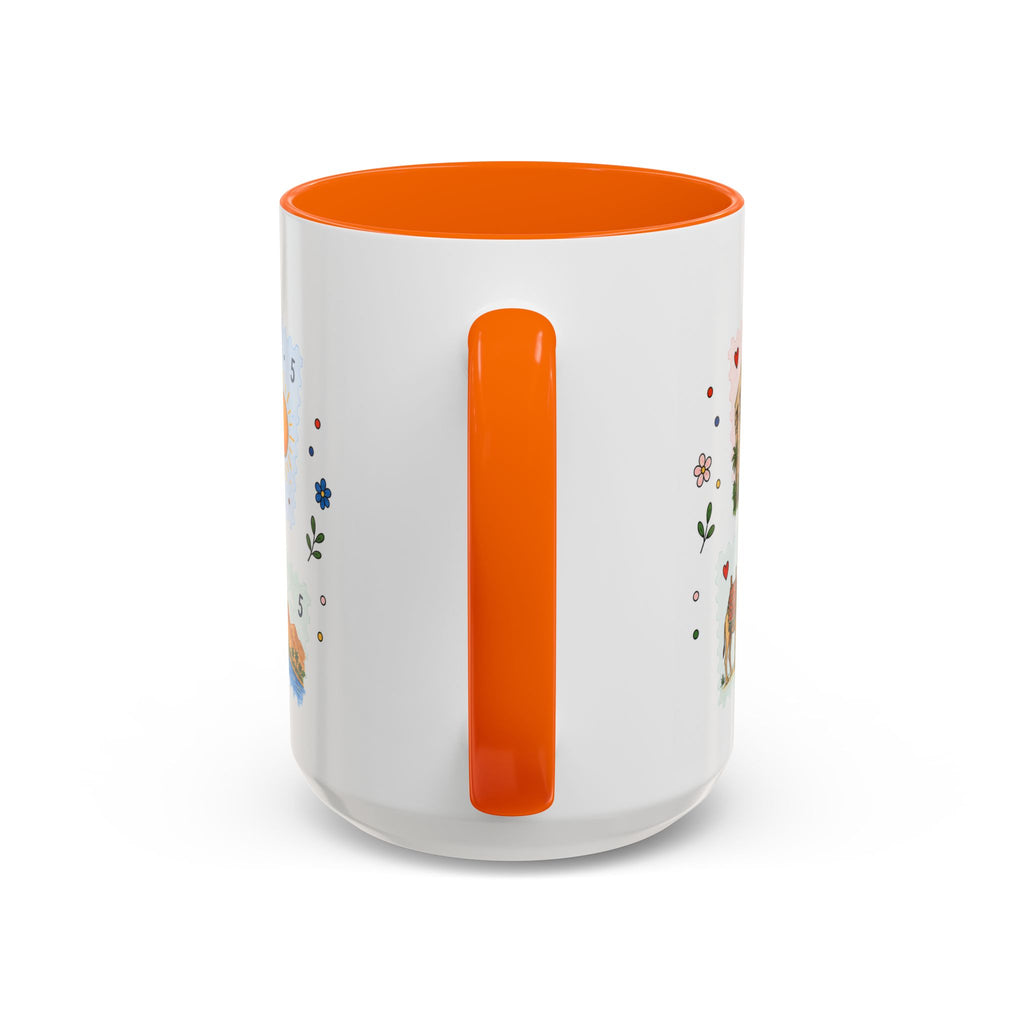 Luxor Coffee Mug | Postage Stamp Collage Mug | Travel Souvenir Accent Cup 11oz 15oz