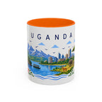 Uganda Coffee Mug | Travel Souvenir Accent Mug | Place Gift Ceramic Cup 11oz 15oz