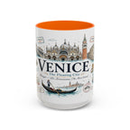 Venice Coffee Mug | Italy Souvenir Travel Gift | Accent Color Ceramic 11oz 15oz