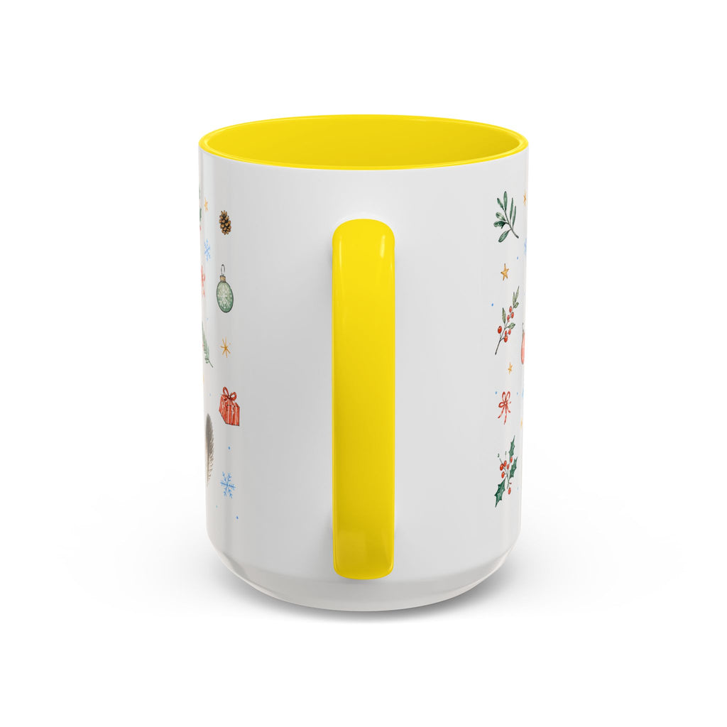 Galapagos Islands Christmas Mug | Watercolor Travel Souvenir | Holiday Gift | Accent Ceramic Coffee Cup 11oz 15oz