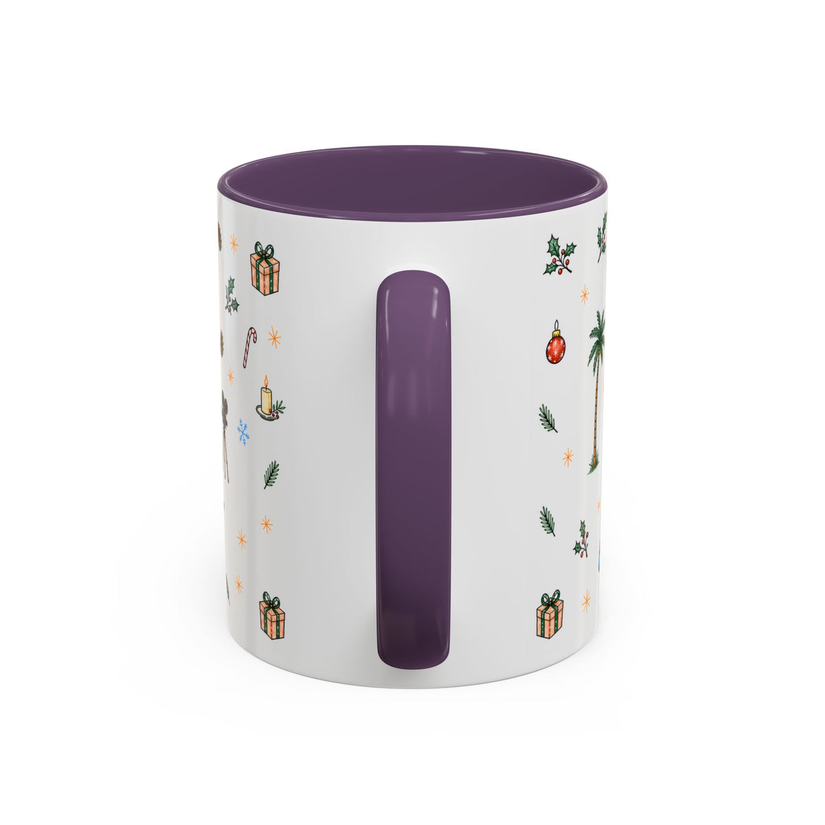 Los Angeles Christmas Mug | Watercolor City Souvenir | Ceramic Coffee Cup (11oz or 15oz)
