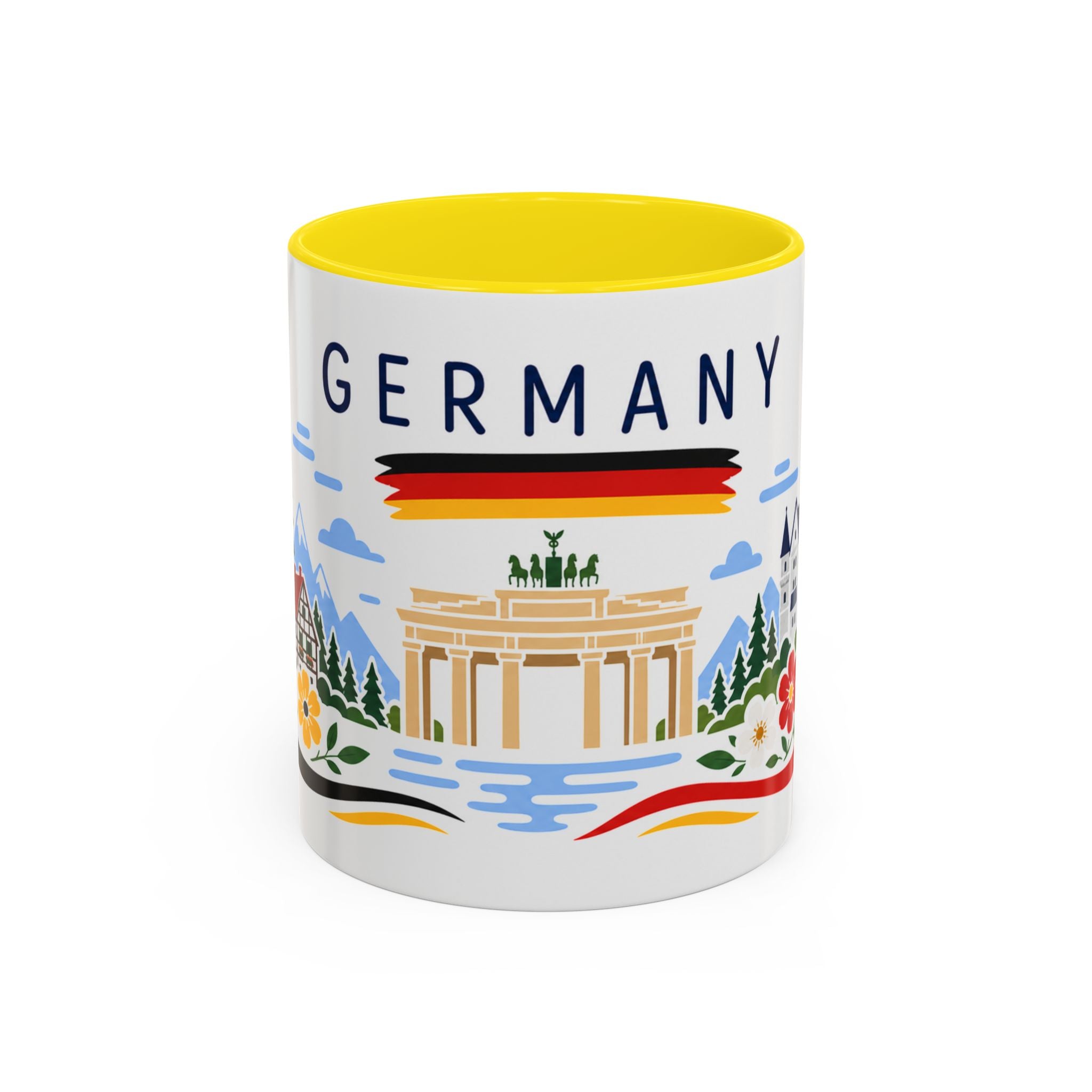 Germany Coffee Mug | Travel Souvenir Accent Mug | Country Gift Ceramic Cup 11oz 15oz