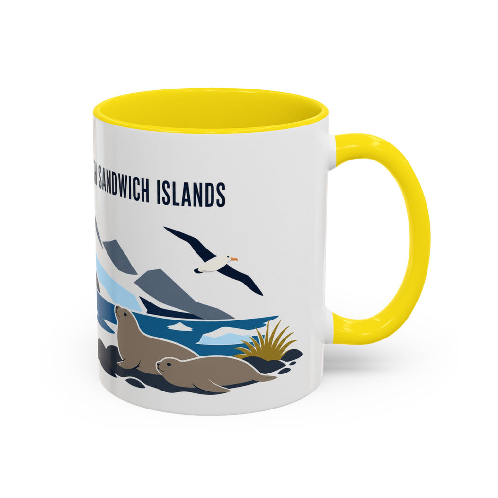 South Georgia and South Sandwich Islands Coffee Mug | Travel Souvenir Accent Mug | Country Gift Ceramic Cup 11oz 15oz