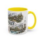 Hunza Valley Mug, Pakistan Travel Souvenir, Bucket List Gift, Accent Ceramic Coffee Mug 11oz 15oz
