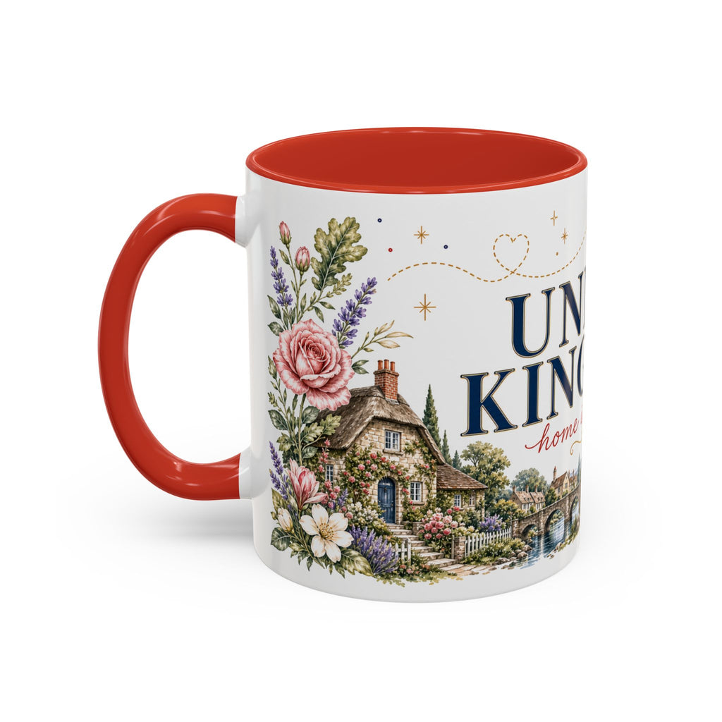United Kingdom Home Country Mug | Moving Away Gift | Long Distance Friendship | 11 oz 15 oz Accent Mug