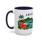American Samoa Coffee Mug | Travel Souvenir Accent Mug | Country Gift Ceramic Cup 11oz 15oz