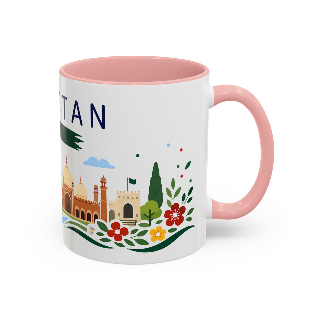 Pakistan Coffee Mug | Travel Souvenir Accent Mug | Country Gift Ceramic Cup 11oz 15oz
