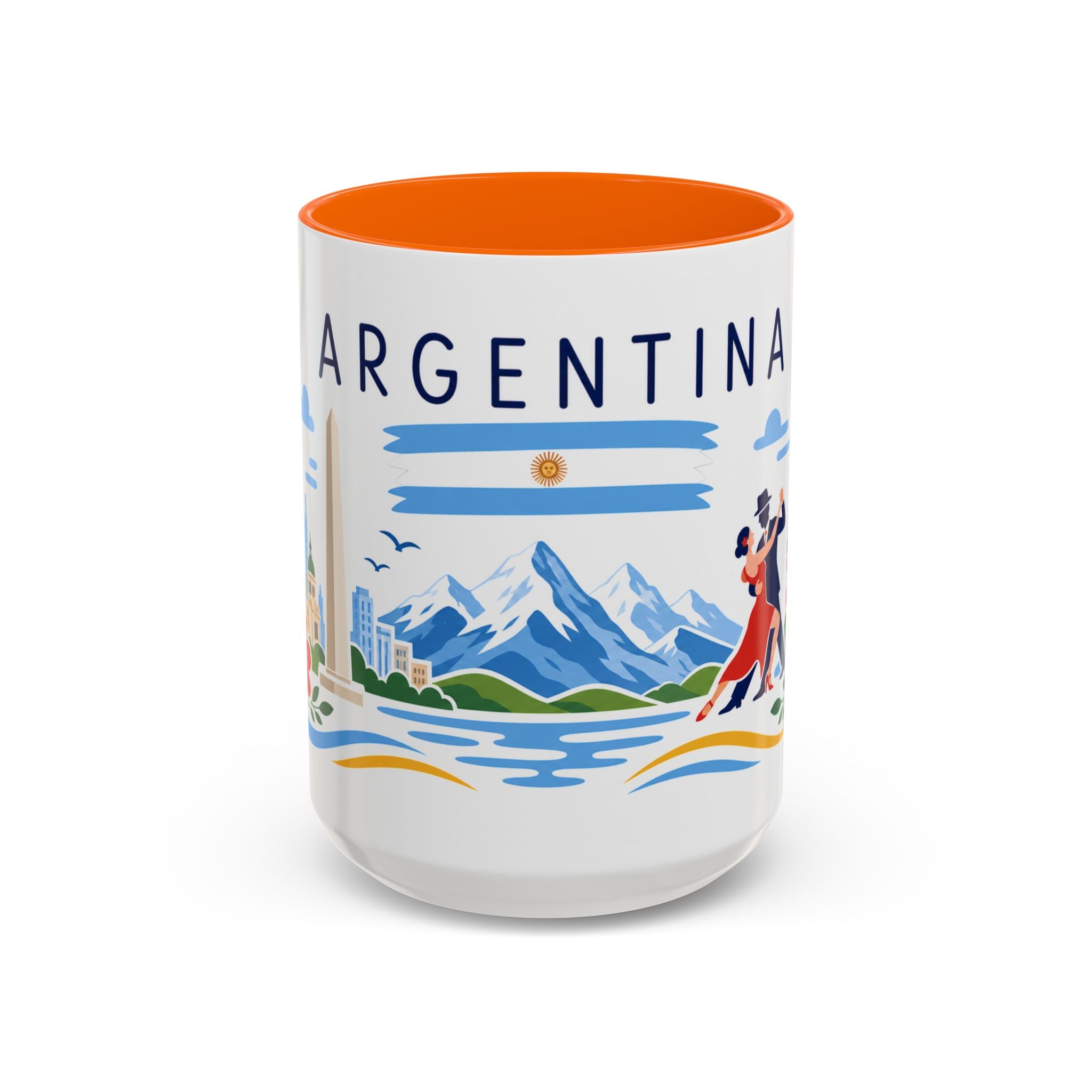 Argentina Coffee Mug | Travel Souvenir Accent Mug | Country Gift Ceramic Cup 11oz 15oz