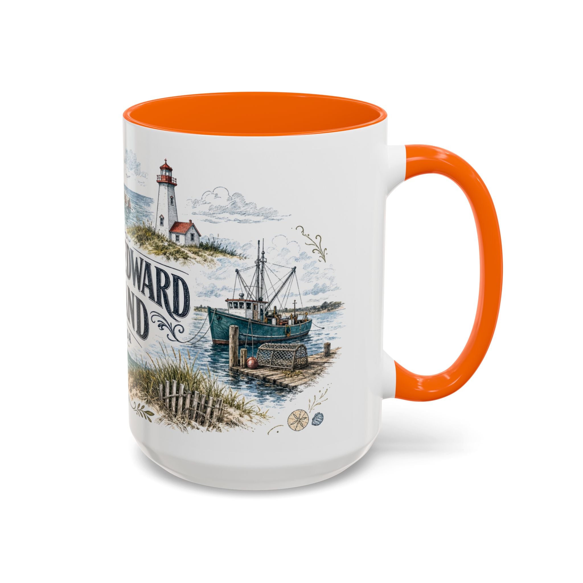Prince Edward Island Mug, Canada Travel Souvenir, Bucket List Gift, Accent Ceramic Coffee Mug 11oz 15oz