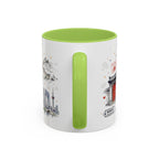 Beijing Coffee Mug | China Souvenir Travel Gift | Accent Color Ceramic 11oz 15oz