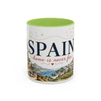 Spain Home Country Mug | Moving Away Gift | Long Distance Friendship | 11 oz 15 oz Accent Mug