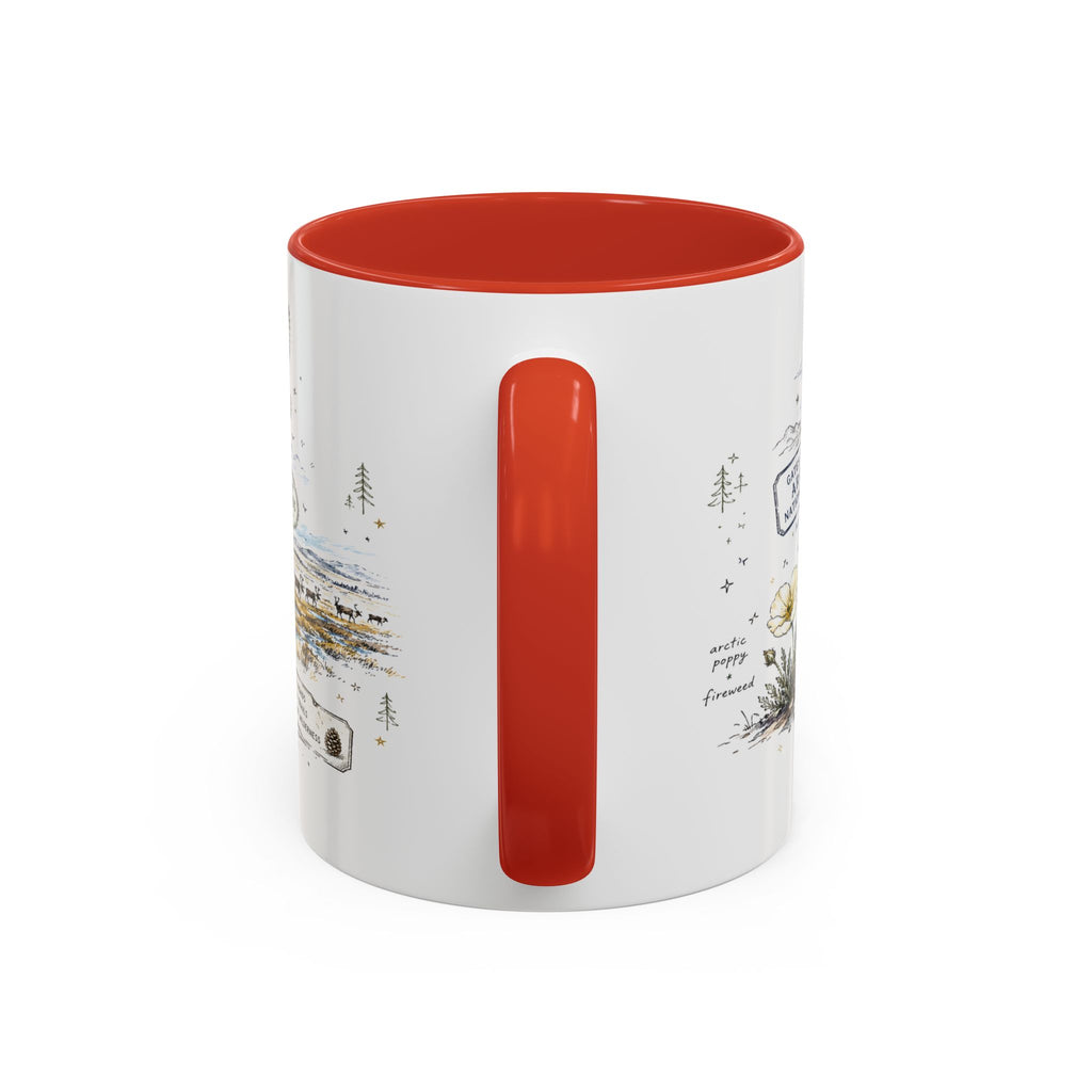 Gates of the Arctic National Park Coffee Mug | Alaska Arctic Wilderness Gift | Accent Color Ceramic 11oz 15oz