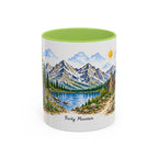 Rocky Mountain National Park Mug | US Travel Souvenir Accent Coffee Mug | 11oz 15oz Ceramic Cup
