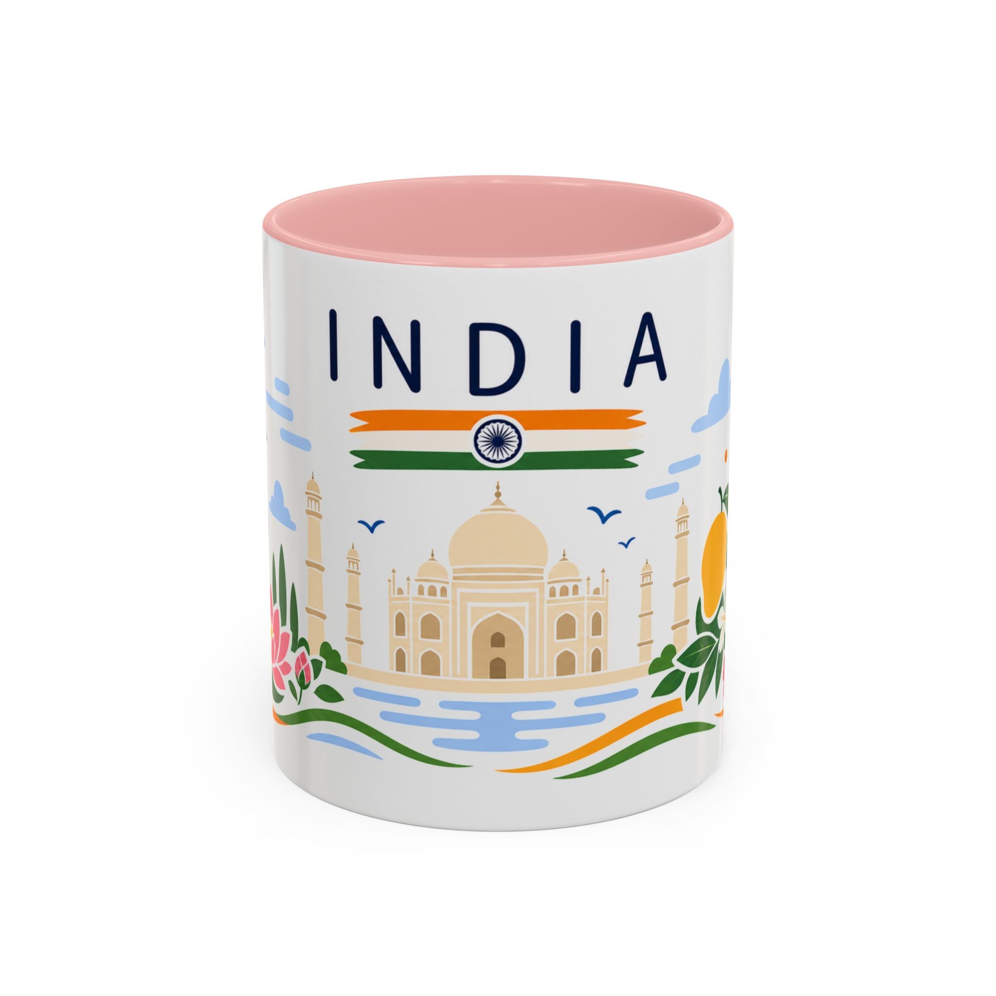 India Coffee Mug | Travel Souvenir Accent Mug | Country Gift Ceramic Cup 11oz 15oz