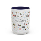 New Orleans Christmas Mug | Watercolor City Souvenir, Travel Gift (11oz/15oz)