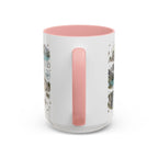 Glacier Coffee Mug | National Park Hiking Montana Gift | Accent Color Ceramic 11oz 15oz