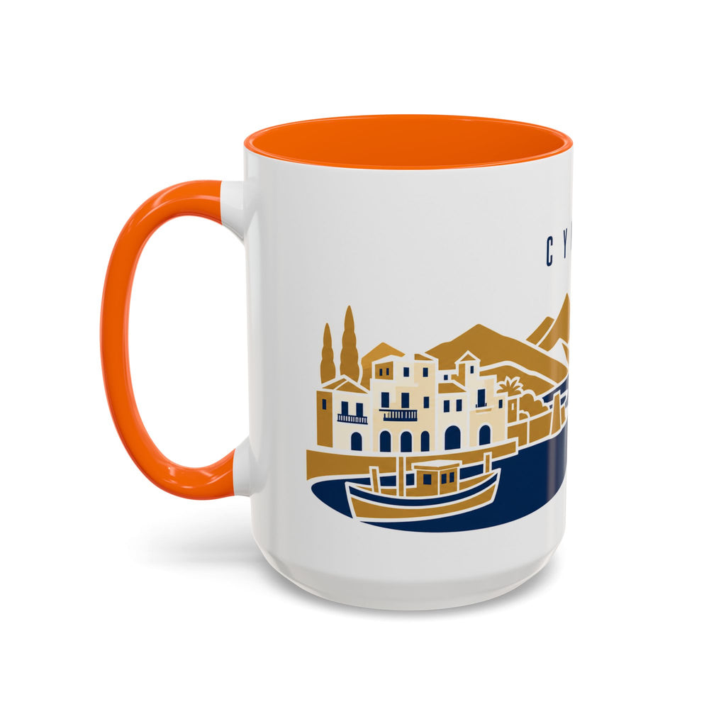 Cyprus Coffee Mug | Travel Souvenir Accent Mug | Country Gift Ceramic Cup 11oz 15oz