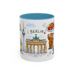 Berlin Travel Mug | European City Souvenir Accent Coffee Mug | 11oz 15oz Ceramic Cup