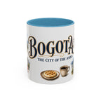 Bogota Coffee Mug | Colombia Travel Souvenir | Vintage Illustrated City Gift | 11 oz 15 oz Accent Mug