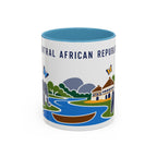 Central African Republic Coffee Mug | Travel Souvenir Accent Mug | Country Gift Ceramic Cup 11oz 15oz