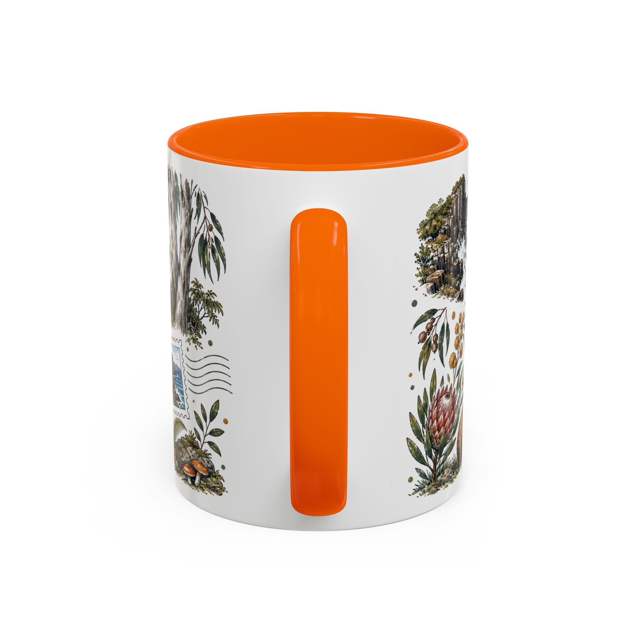 Tasmania Coffee Mug | Travel Destination Souvenir Gift | Accent Color Ceramic 11oz 15oz