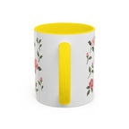 Alabama Camellia Mug, State Flower Floral Coffee Cup, 11oz Botanical Gift