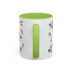New Hampshire Purple Lilac Mug, State Flower Floral Coffee Cup, 11oz Botanical Gift