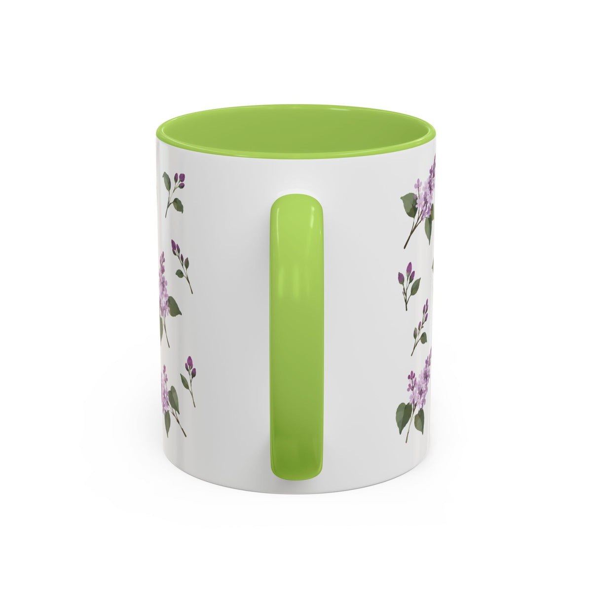 New Hampshire Purple Lilac Mug, State Flower Floral Coffee Cup, 11oz Botanical Gift