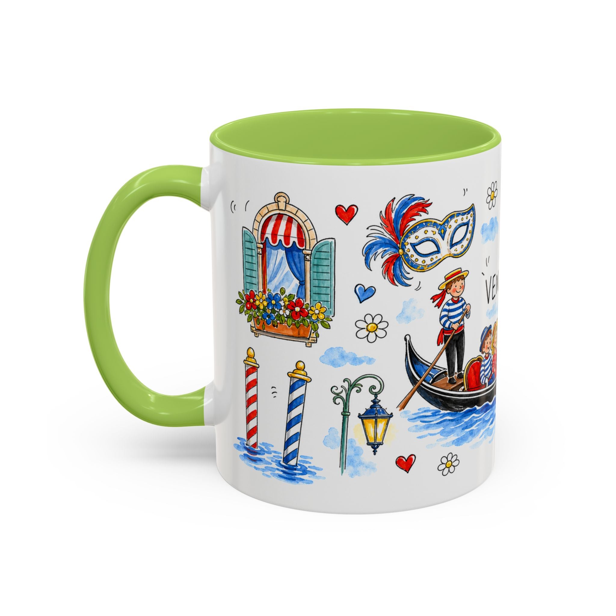 Venice Travel Mug | European City Souvenir Accent Coffee Mug | 11oz 15oz Ceramic Cup