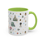 Los Angeles Christmas Mug | Watercolor City Souvenir | Ceramic Coffee Cup (11oz or 15oz)