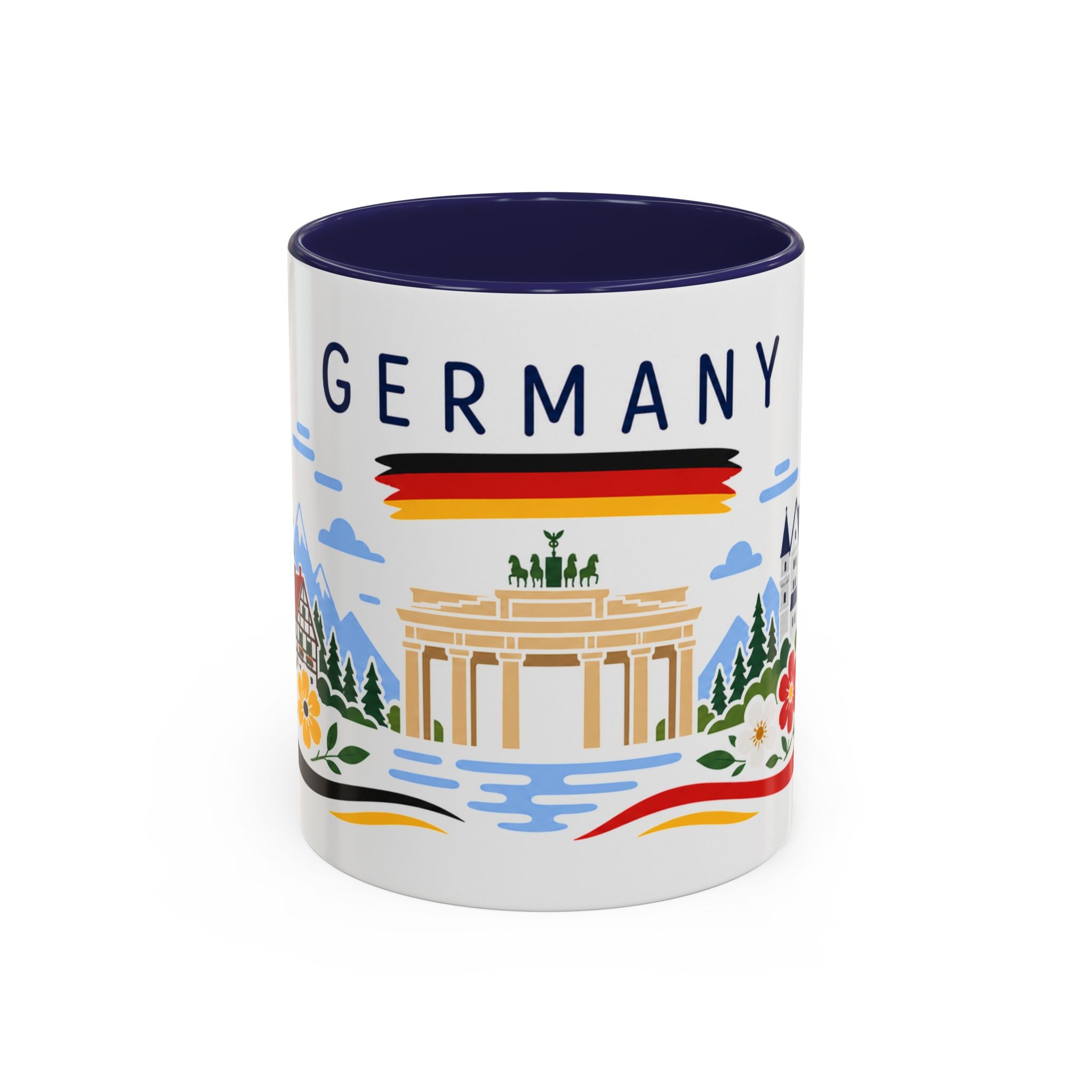 Germany Coffee Mug | Travel Souvenir Accent Mug | Country Gift Ceramic Cup 11oz 15oz