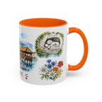 Lucerne Illustrated Travel Mug | City Souvenir Accent Coffee Mug | 11oz 15oz Ceramic Cup