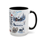Great White North Coffee Mug | Canadian Pride Gift | Accent Color Ceramic 11oz 15oz