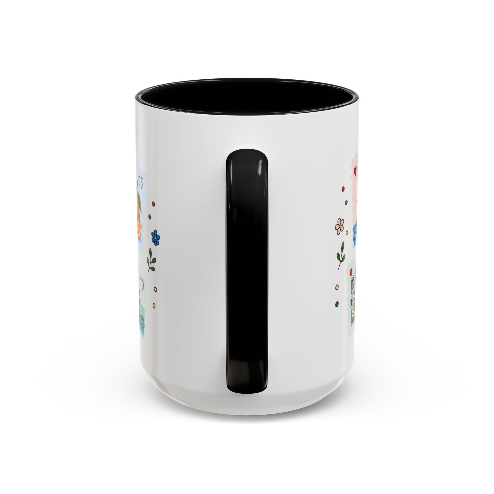 Casablanca Coffee Mug | Postage Stamp Collage Mug | Travel Souvenir Accent Cup 11oz 15oz