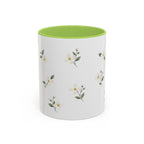 Idaho Syringa Mug, State Flower Floral Coffee Cup, 11oz Botanical Gift