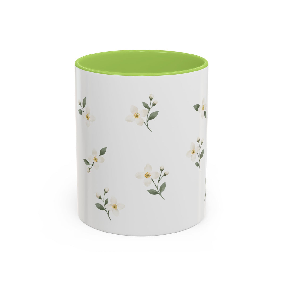 Idaho Syringa Mug, State Flower Floral Coffee Cup, 11oz Botanical Gift